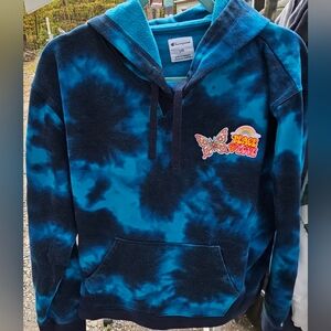 Champion Blue Tie-Dye Hoodie